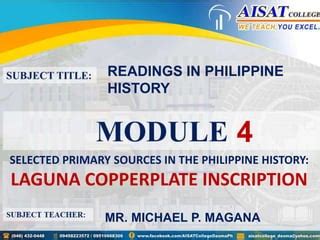  Laguna Copperplate Inscription: Uma Testemunha Metálica do Comércio e da Sociedade Filipina